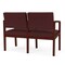 Lesro Lenox 2 Seat Tandem Seating W/ Arm, 44 in W 26 in L 31.5 in H LW2103 - alternate 3
